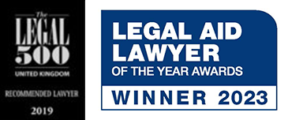 Legal 500 Recommended Lawyer 2019 | Legal Aid Lawyer 2023