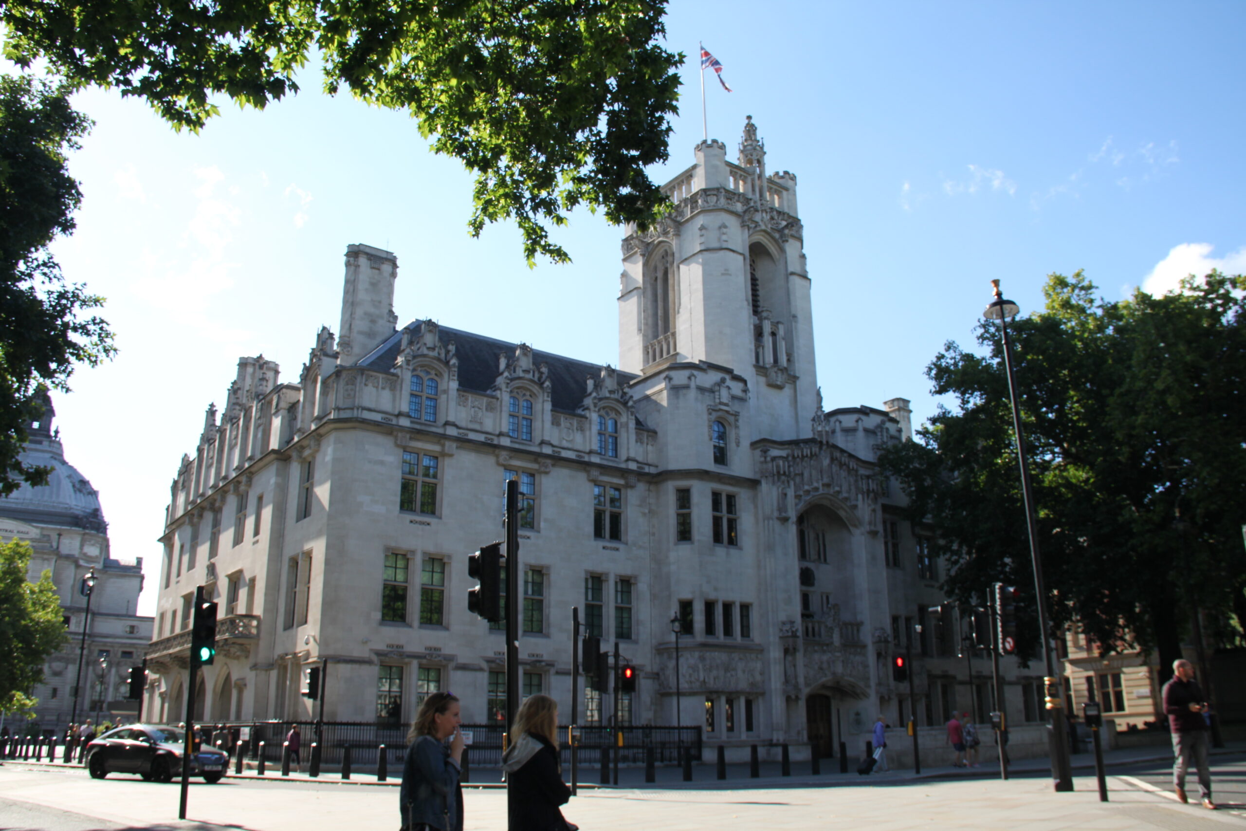 The Middlesex Guildhall in Westminster which houses the Supreme Court of the United Kingdom