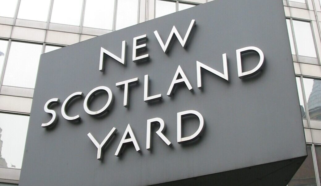 New Scotland Yard sign