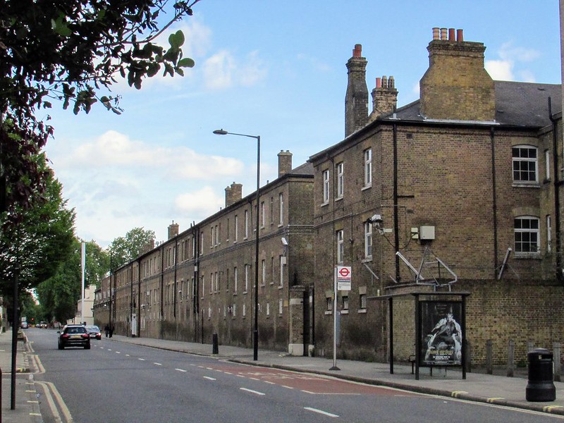 Photograph of front aspect of Regent's Park Barracks.
